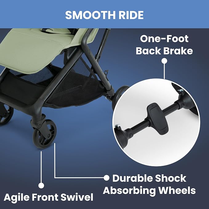 Delta Children Icon Ultra Compact Lightweight Everyday & Travel Stroller - Image 8