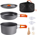 aiGear Camping Cookware Mess Kit, Non-Stick Camping Pan Pot Kettle, Lightweight by aiGear