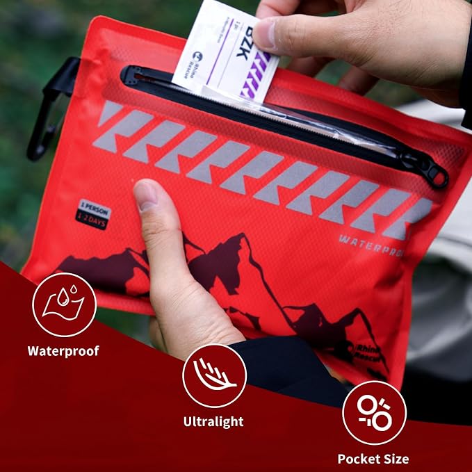 RHINO RESCUE Small First Aid Kit Ultralight Waterproof Medical Kit - Image 3
