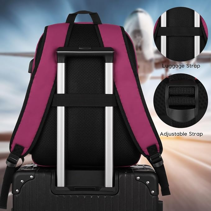 Laptop Backpack, Bookbag for Women and Teen Girls School Backpack - Image 5