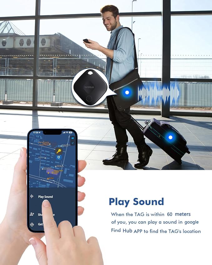 Real-time Positioning Air Tracker Tag, Key Finder, Work - Image 6