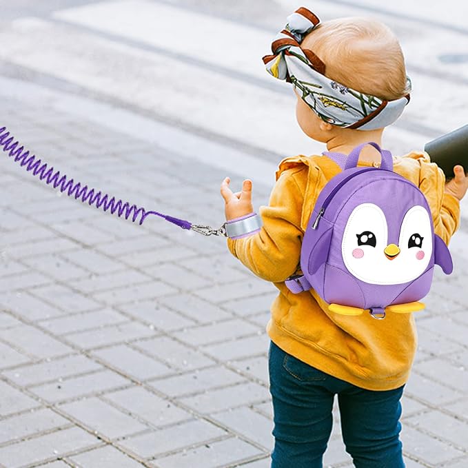 Accmor Toddler Harness Backpack Leash, Cute Penguin Kid Backpacks - Image 7