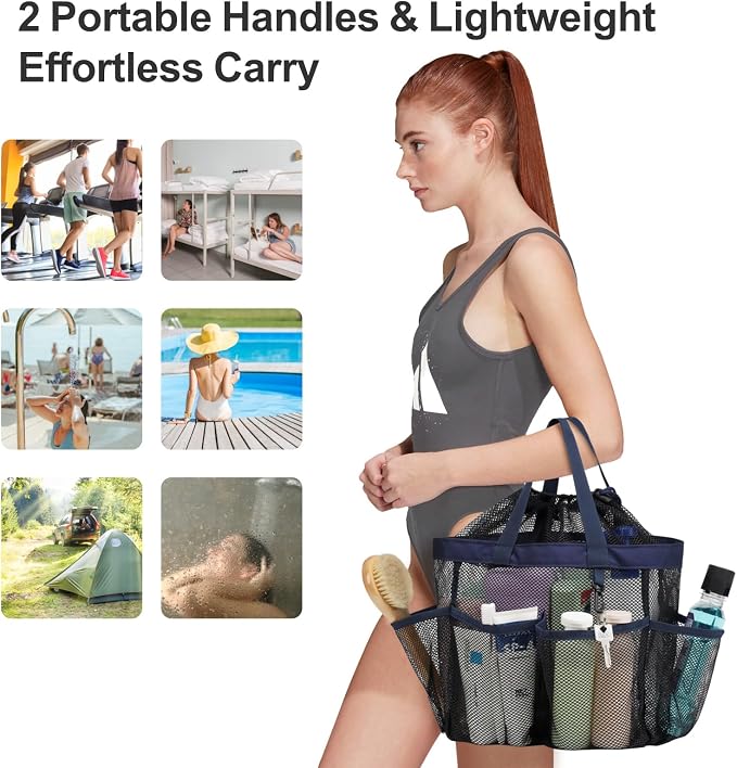 F-color Mesh Shower Caddy Portable - Image 6