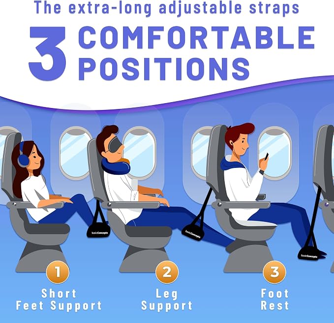 Airplane Footrest, Perfect Foot Hammock - Image 2