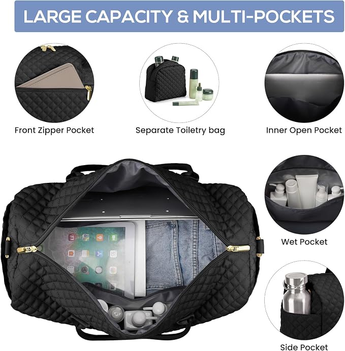 Travel Weekender Duffle Bag for Women - Image 2
