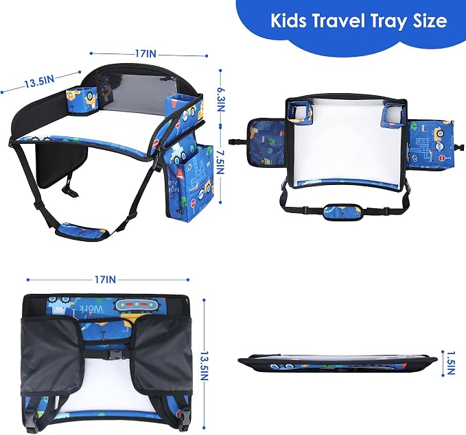 2PCS Kids Travel Tray for Airplane - Image 8