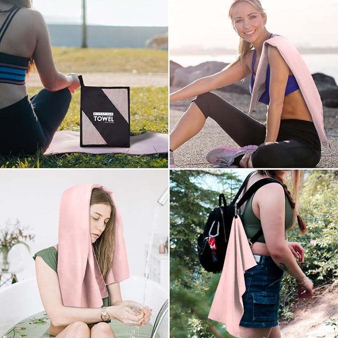 Microfiber Travel Towel, Soft Lightweight Quick Dry Towel, Super Absorbent - Image 5