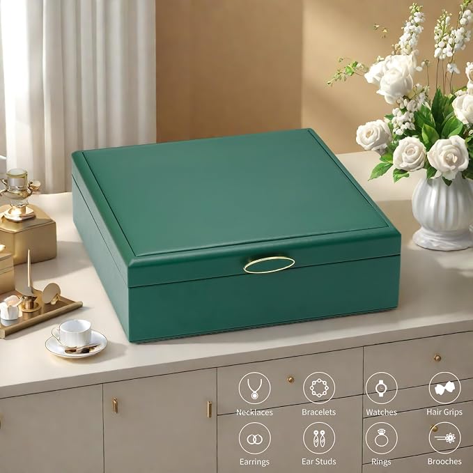 2-layer jewelry box，Jewelry Organizer - Image 6