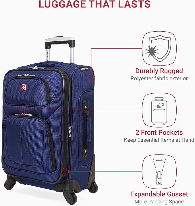 SwissGear Sion Softside Expandable Luggage, 2-Piece Set - Image 5