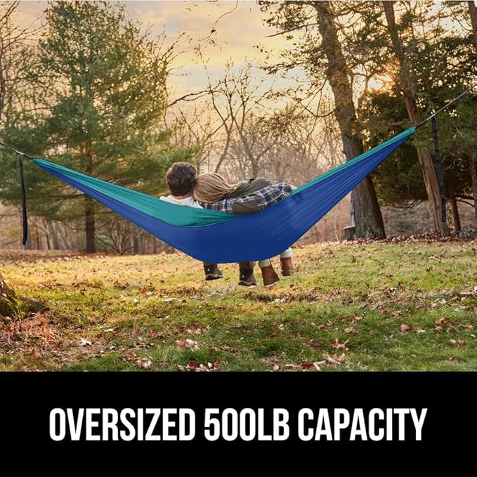GORILLA GRIP Durable Portable Camping Hammock, Holds 500lbs - Image 3