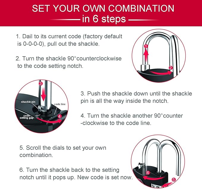 ZHEGE Travel Locks, TSA Approved Locks - Image 7