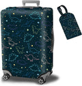 Luggage Cover Suitcase Protector Plus 1 Luggage Tag, Dinosaurs Space Travel by BWEGRHE