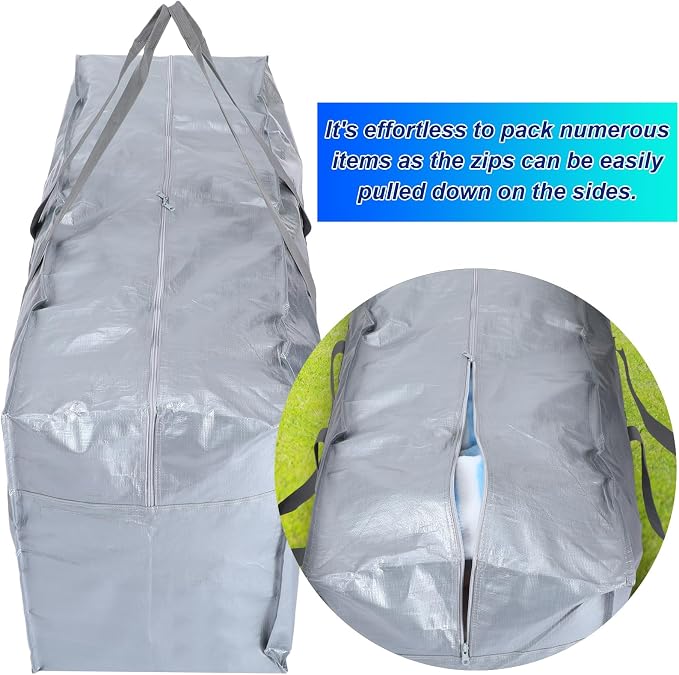 4 Pcs 66 Gallon Large Moving Bags - Image 5