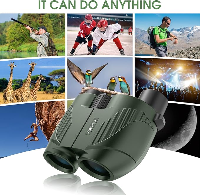 20X25 Compact Binoculars for Adults and Kids, Large Eyepiece Waterproof - Image 7