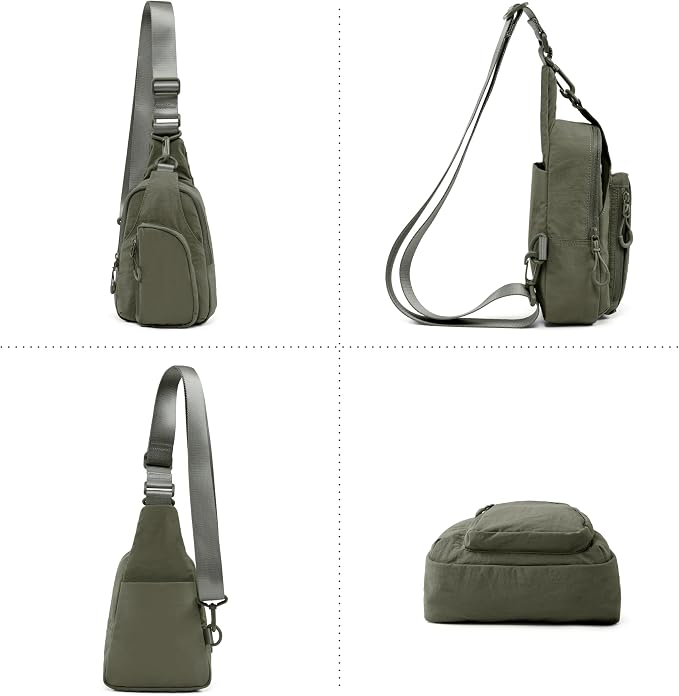 ODODOS Daily Sling Bag with Adjustable Straps Crossbody Chest Bag Lightweight - Image 5