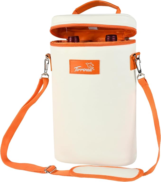 Tirrinia 2 Bottle Wine Gift Tote Carrier by Tirrinia