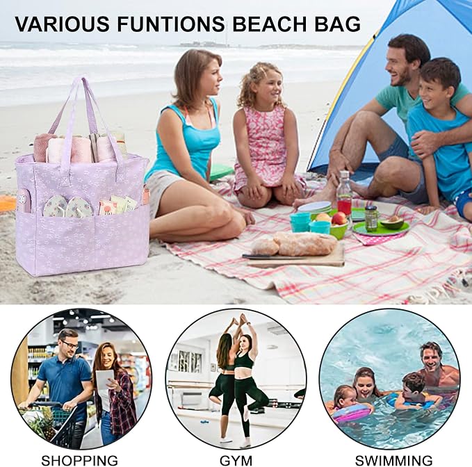 Waterproof Beach Tote Pool Bags - Image 4