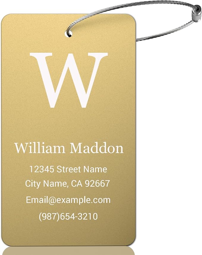 Luggage Tag for Suitcase by FamiB
