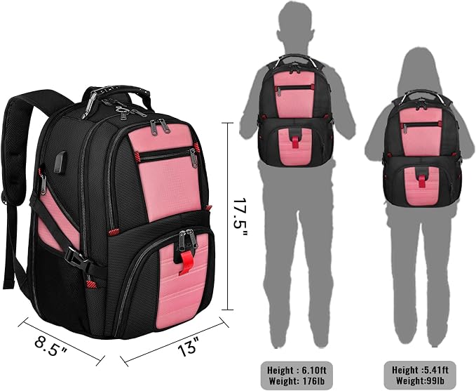 YOREPEK Travel Backpack, Extra Large 50L Laptop Backpacks - Image 7