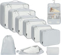 BAGAIL 6 Set/8 Set/10 Set Packing Cubes Various Sizes Packing Organizer by BAGAIL