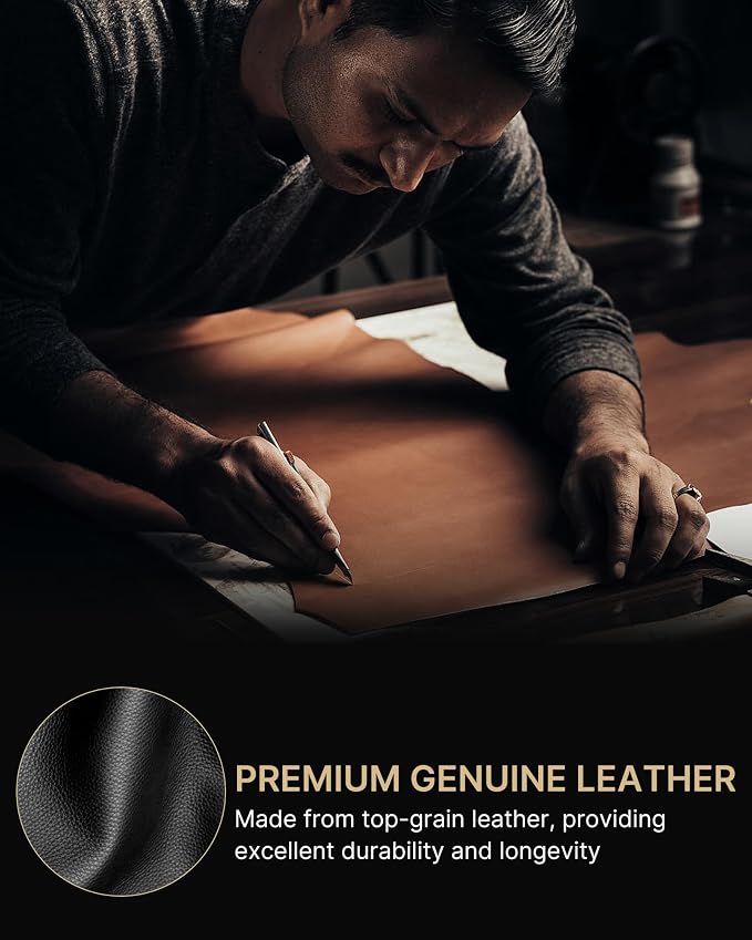 typecase Mens Wallet Card Holder: Pop Up Aluminum Case, Genuine Leather - Image 7