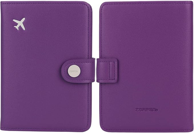 ZOPPEN Passport Holder Women, Passport Cover Travel Wallet Rfid Blocking - Image 5