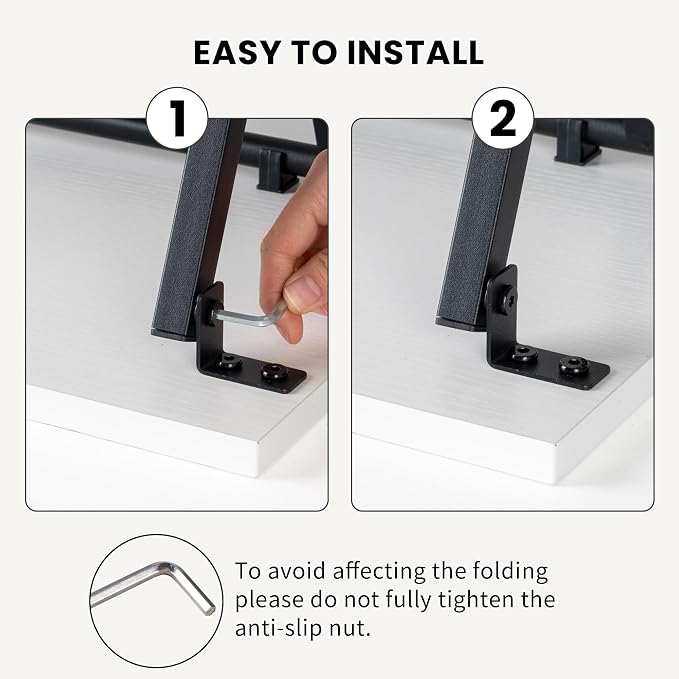Foldable TV Trays, Small Folding Table, TV Trays Set of 2, TV Dinner Tray - Image 6