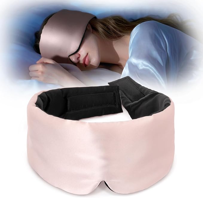 LULUSILK Reversible Mulberry Silk Sleep Mask by LULUSILK