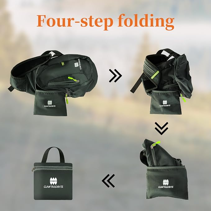 Small Sling Backpack, Lightweight Crossbody Backpack, Foldable Cross Body Bag - Image 7