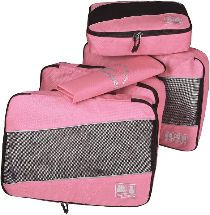 5 Set Packing Cubes for Travel Large Suitcase Luggage Organizer Bags Travel - Image 2