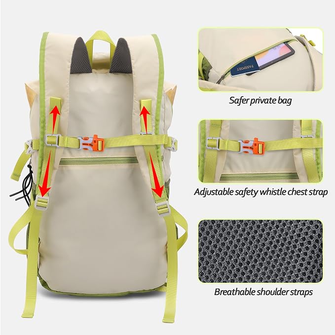 Seektop 20L Ultra Lightweight Waterproof Hiking Backpack Small Outdoor Foldable - Image 2