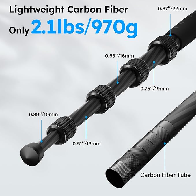 SIRUI Carbon Fiber Travel Tripod - Image 3