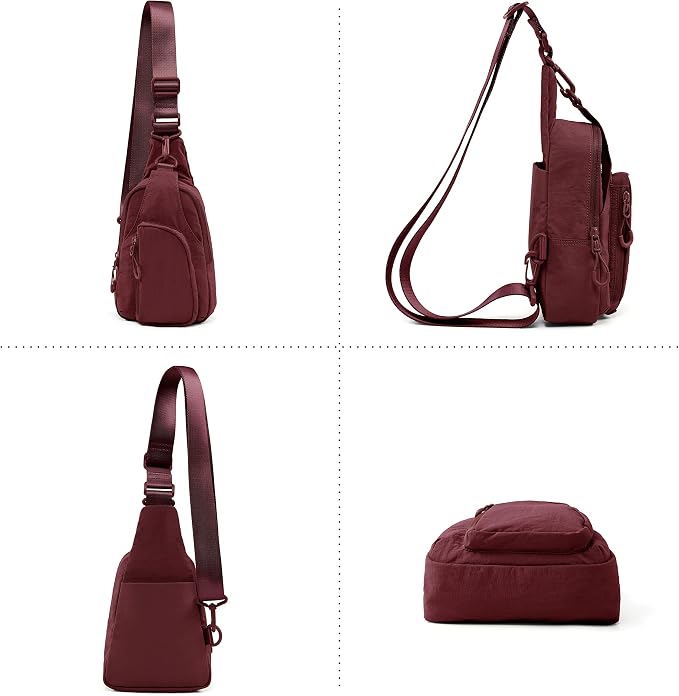ODODOS Daily Sling Bag with Adjustable Straps Crossbody Chest Bag Lightweight - Image 5