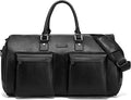 Leather Garment Bag for Travel, Modoker Carry On Suit Carrier Travel Bag by Modoker