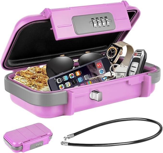 HUANLANG Portable Safe Lock Box by HUANLANG