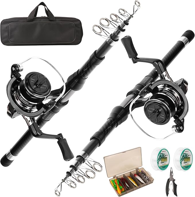 Fishing Rod Reel Combo by JOMOGU