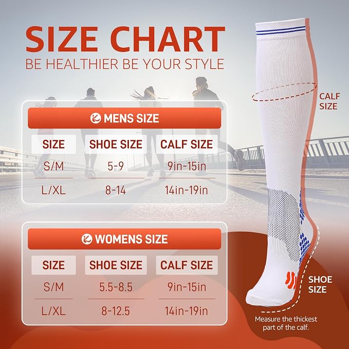 Kickticks 4 Pairs Compression Socks - Image 7