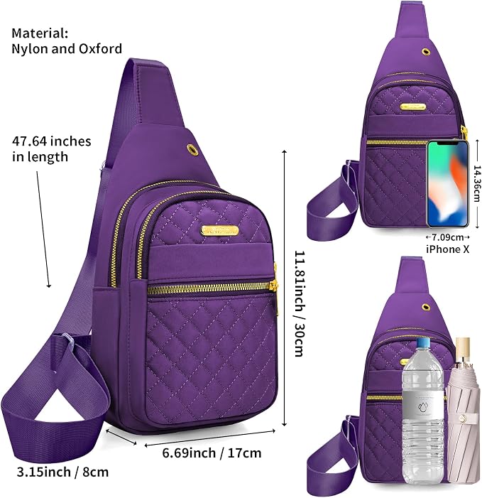 Small Sling Bag For Women Men Casual Crossbody Sling Backpack - Image 2