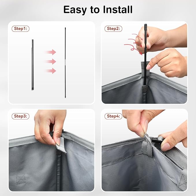 Voova 154L Double Laundry Hamper - Image 3
