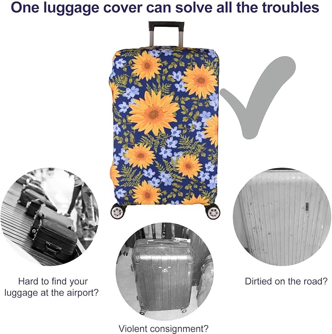 7-Mi Luggage Cover£¬ Suitcase Covers 19-30 Inch Expandable Anti-Scratch Luggage - Image 5