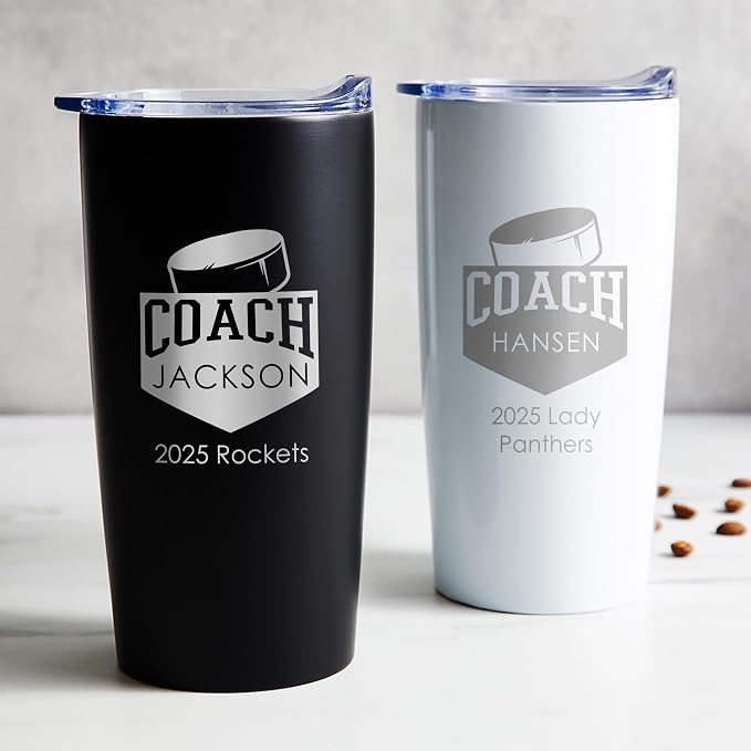 Lifetime Creations Personalized Hockey Coach Tumbler: Custom Hockey Coach Gift - Image 4