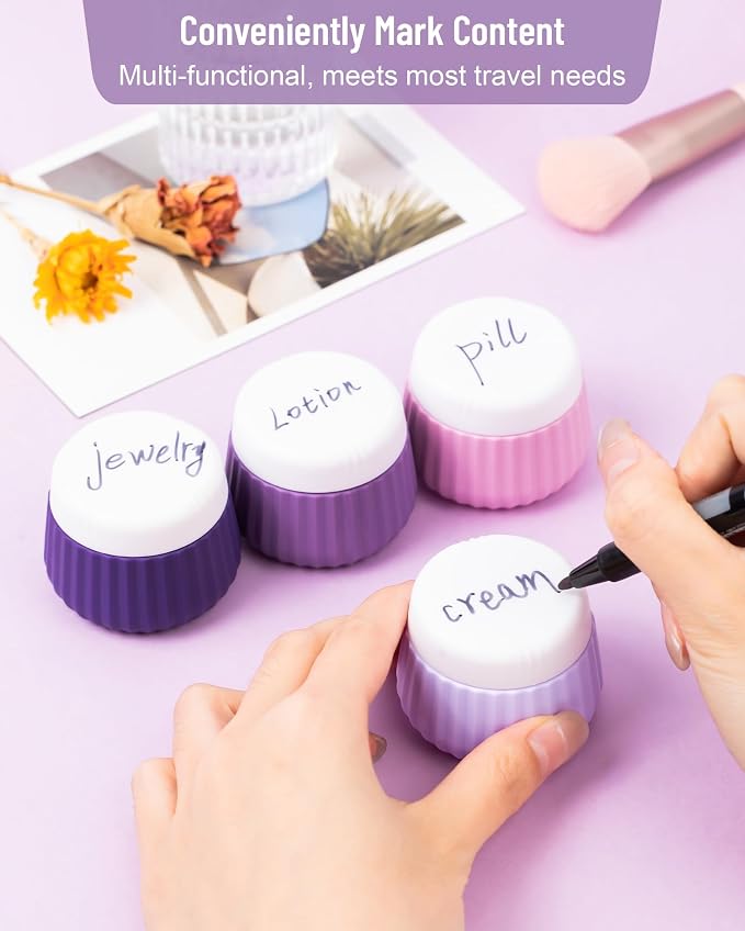 Travel Containers for Toiletries 4 Pack, TSA Approved Travel Size Toiletries - Image 8