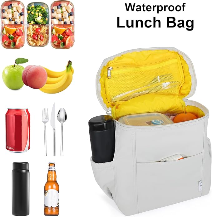 NOL Natural Organic Lifestyle Insulated Lunch Bags - Image 5