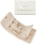 BAGSMART Travel Jewelry Organizer Case, Foldable Jewelry Roll by BAGSMART
