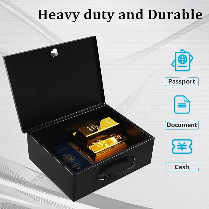 Dalmbox Portable Metal Safe Box - Image 4