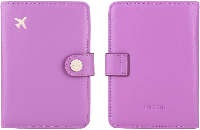 ZOPPEN Passport Holder Women, Passport Cover Travel Wallet Rfid Blocking - Image 5