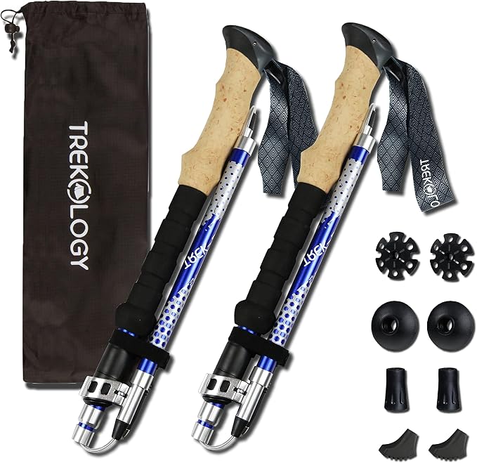 Trekology Trek-Z Collapsible Hiking & Trekking Poles by TREKOLOGY
