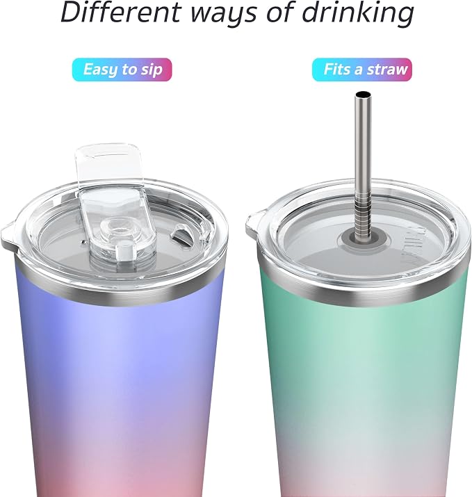 THILY Stainless Steel Vacuum Insulated Tumbler 26 oz Triple-Insulated Travel Mug - Image 2