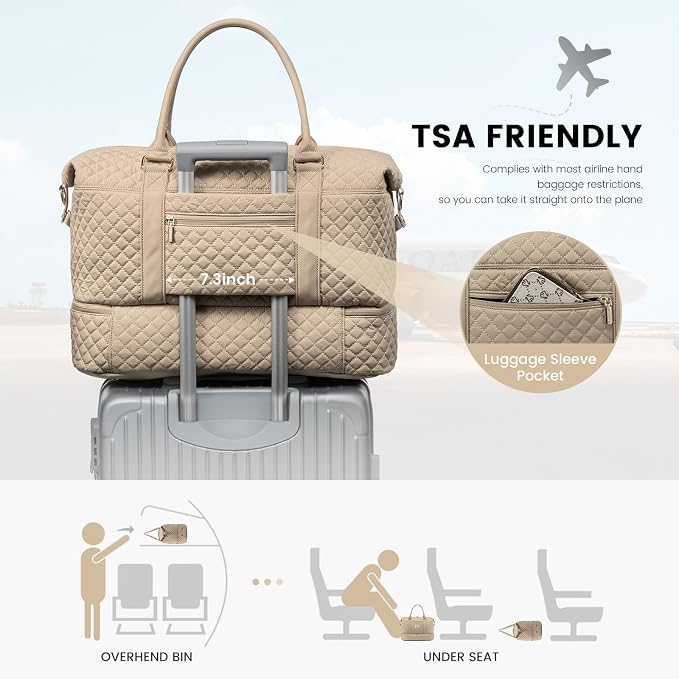 LOVEVOOK Travel Duffle Bag, Weekender Bags - Image 4