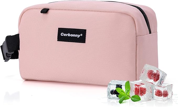 Small Cooler Bag Freezable Lunch Bag by Cerbonny